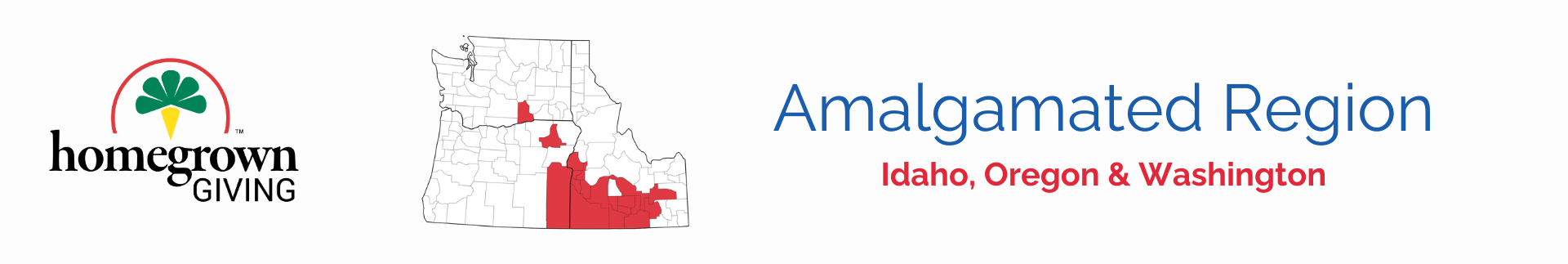 homegrown giving amalgamated region: idaho, oregon and washington