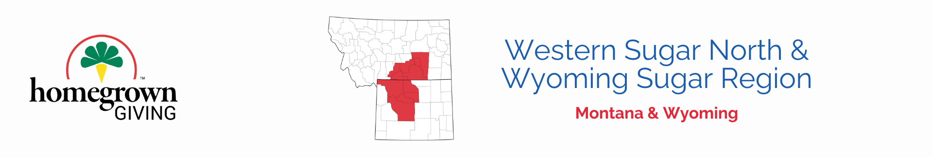 homegrown giving western sugar north and wyoming sugar region: montana and wyoming