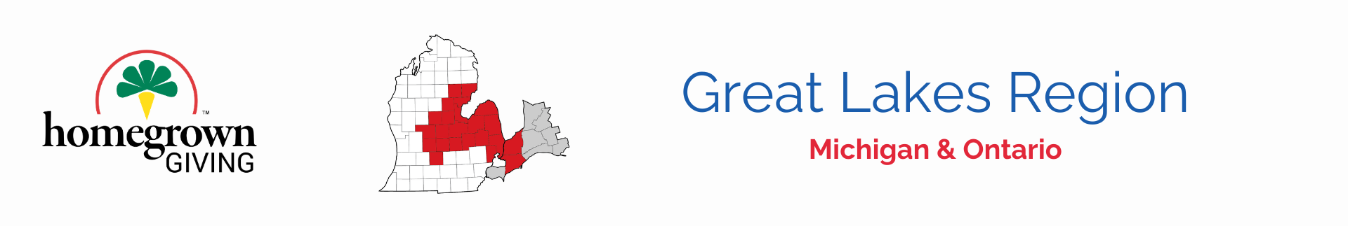 Homegrown Giving Great Lakes Region: Michigan and Ontario