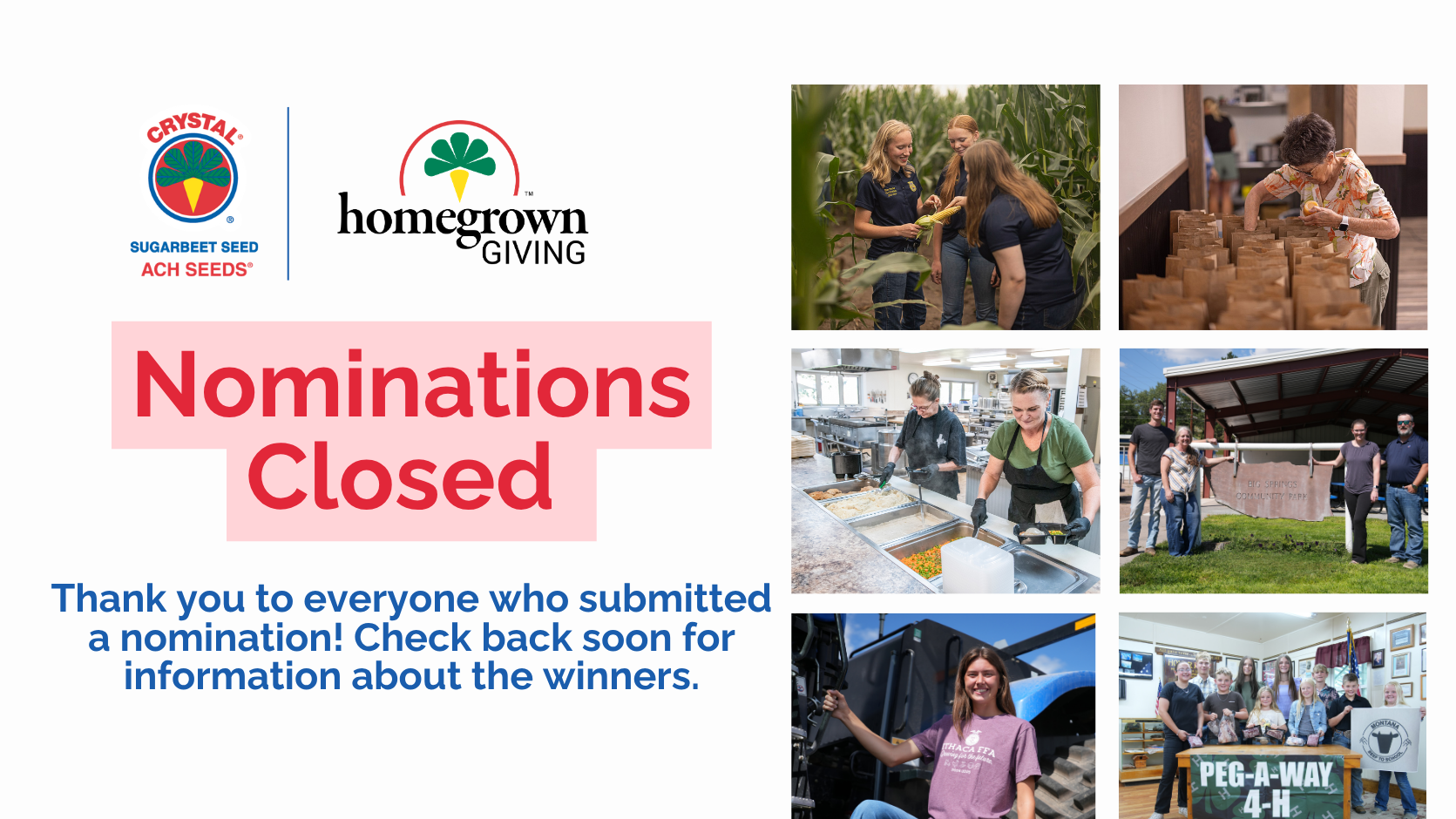 nominations closed for 2026