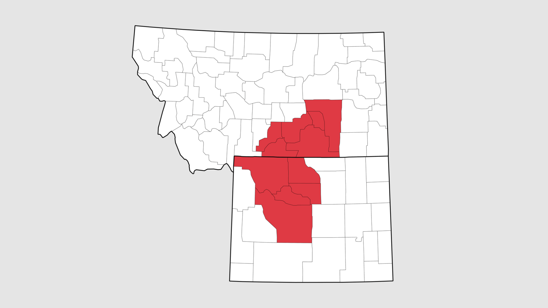 Map of counties in the WSN & WYS region.